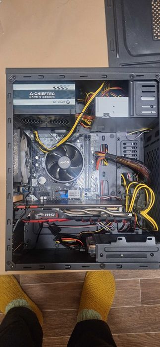ПК ігровий, ryzen 3 2200g, gtx 1080, без ОЗУ