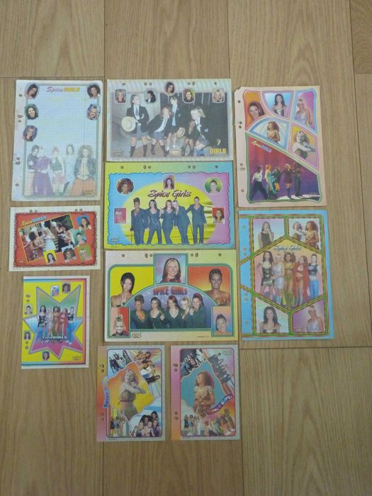 Zestaw karteczek do segregatora Spice Girls lata 90