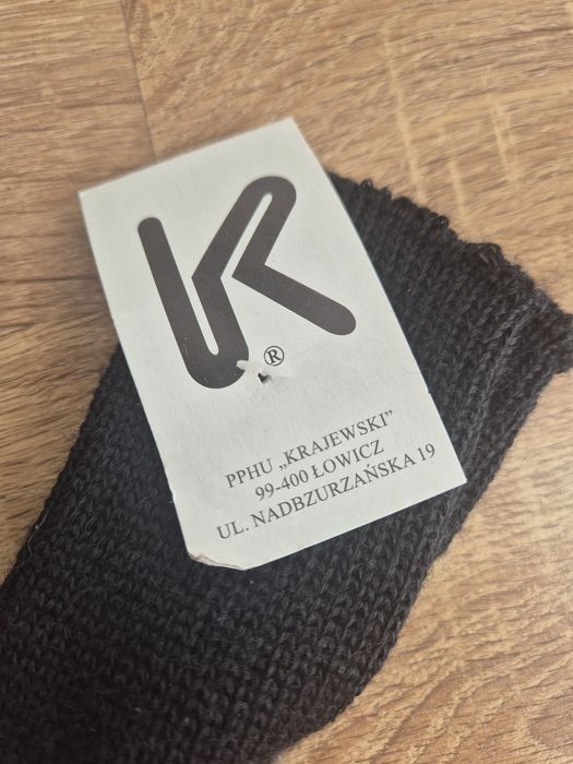 Nowe czarne skarpety wojskowe, r.44-46