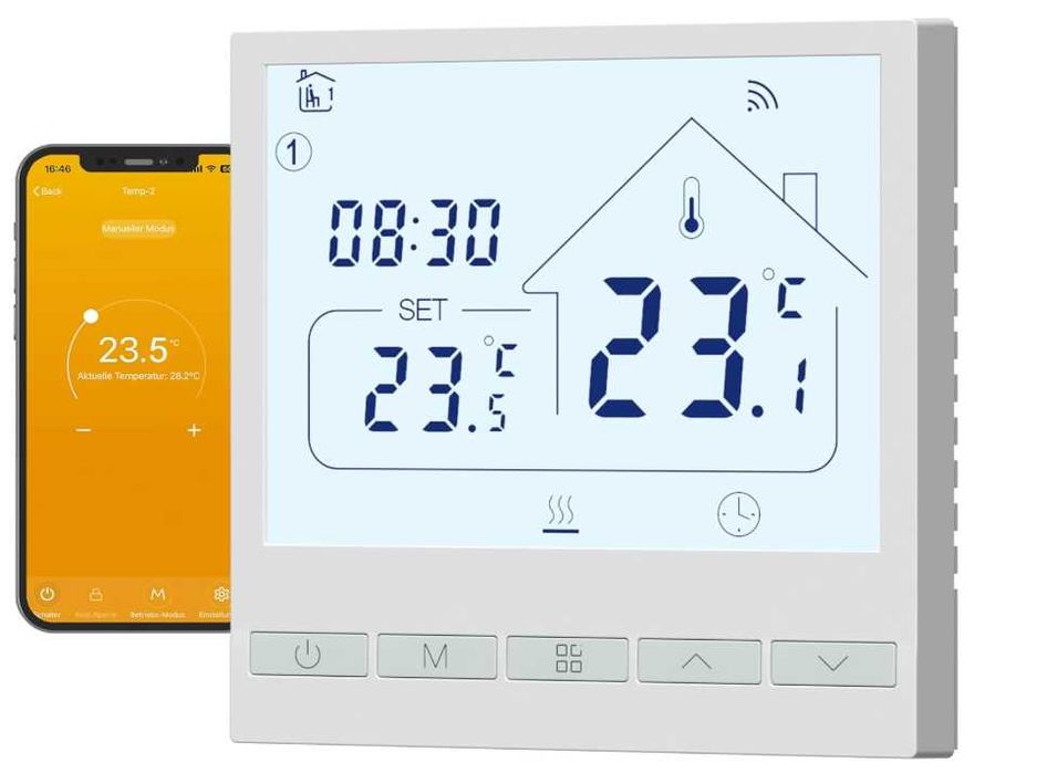 Beok inteligentny termostat do ogrzewania TOL47WIFI-WP-WF TUYA ALEXA