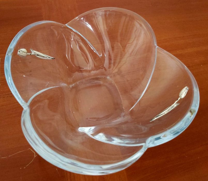 Taça em flor de cristal