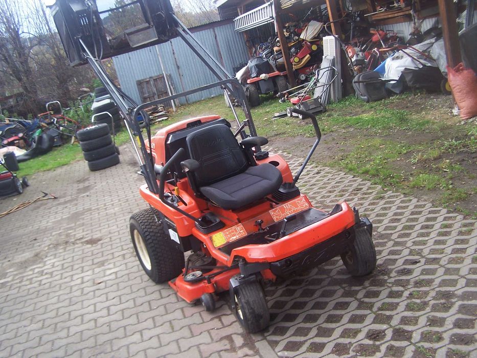 Kubota GZD 21 diesel 21KM wysoki wysyp,zero skręt,kosz 500L
