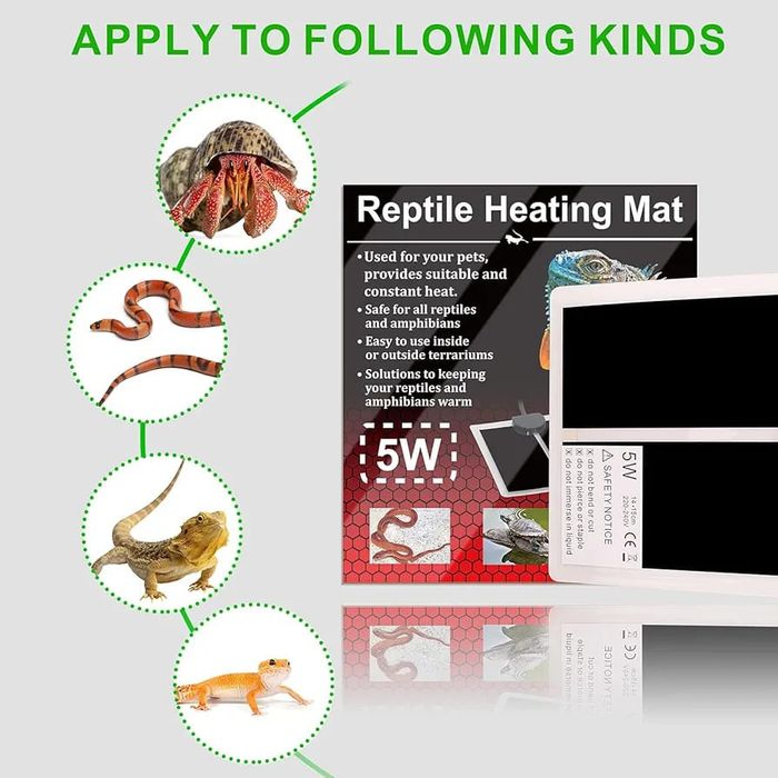 Mata Grzewcza do Terrarium i Roślin 5W