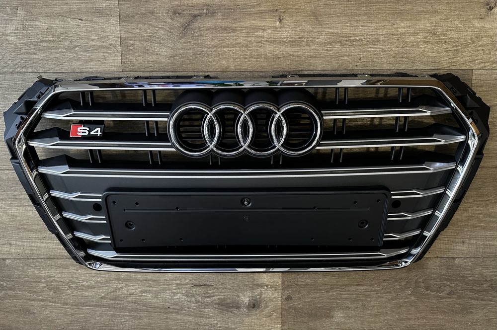 Решетка радиатора ауди audi s4 a4 b9 дорестайлинг