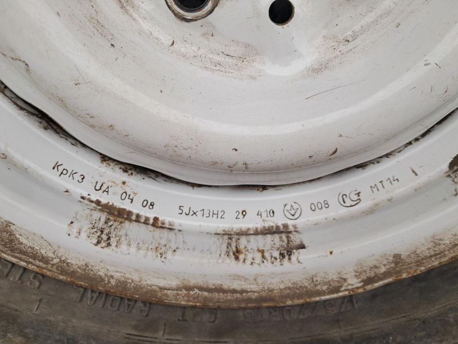 Диски ВАЗ R13 5J 4×98 сталеві. Ціна за 1шт. Резина б/в літня, зношена