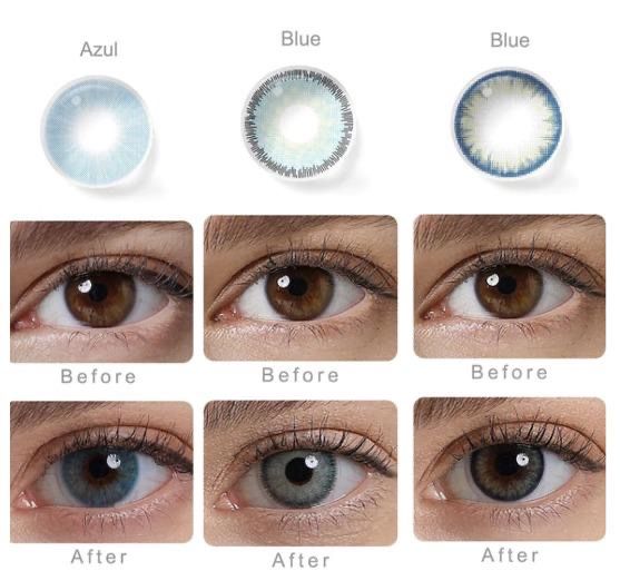 Lentes de contacto coloridas ( mais de 30 cores)