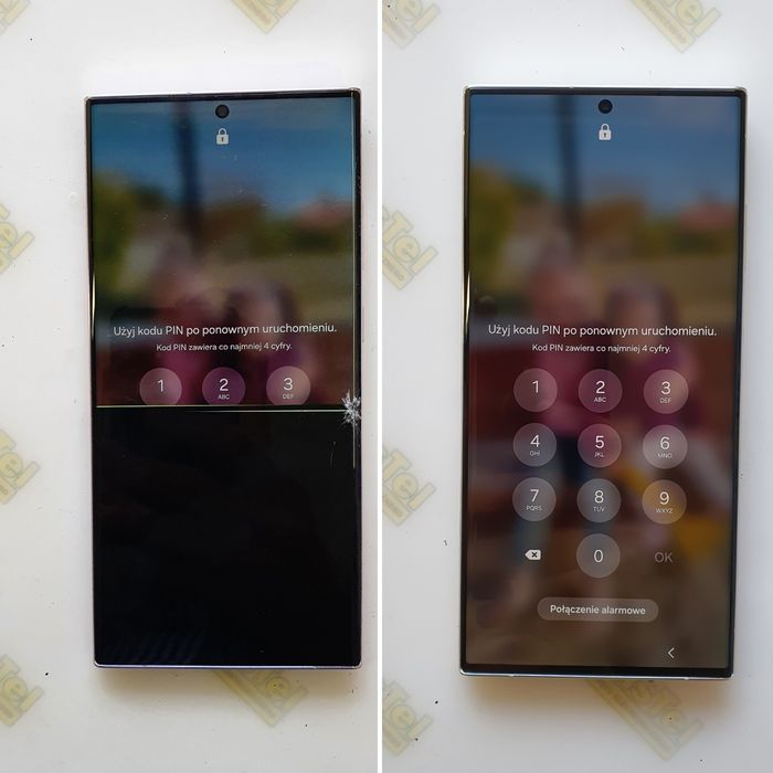 Zbita Szybka Wymiana Szybki Wyświetlacz Apple Samsung Huawei Xiaomi