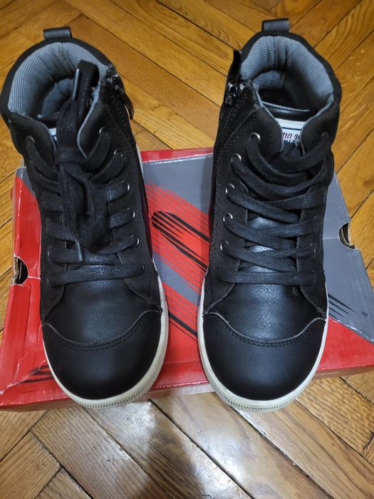 Кросівки, напівчеревики чорні для хлопчика р.34