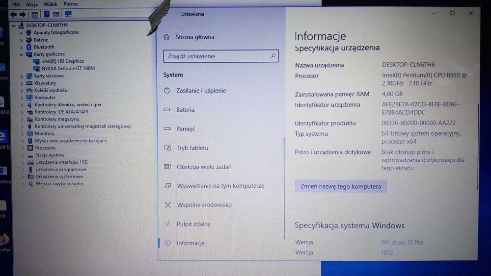 Samsung RV515 i RF511 płyta główna