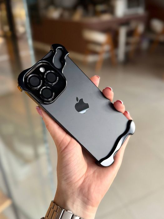 Накладки металеві бампер чохол iphone 13 / 14 айфон про макс чехол