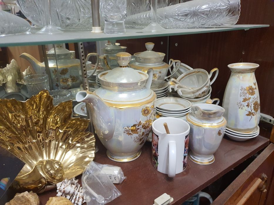 Стопки стаканы хрусталь сервиз