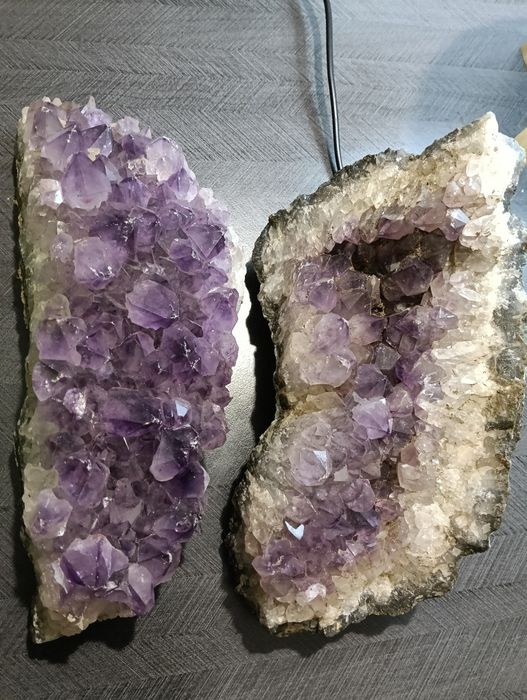 Pedras Ametistas naturais