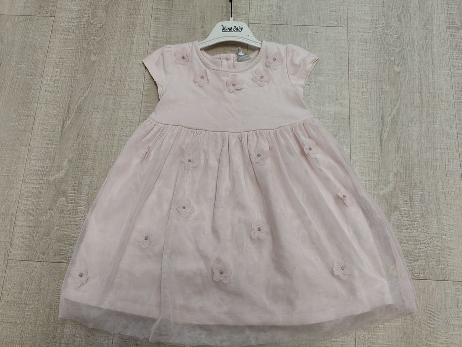 Святкова, нарядна сукня 86-92см і балетки/чешки 24розмір 15 см устілка