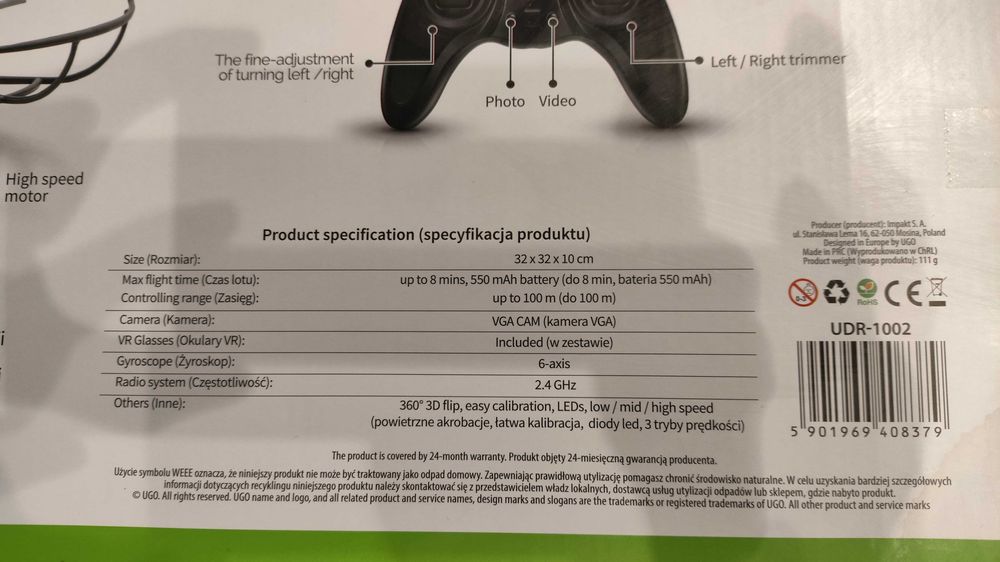 Dron UGO Fun Mistral