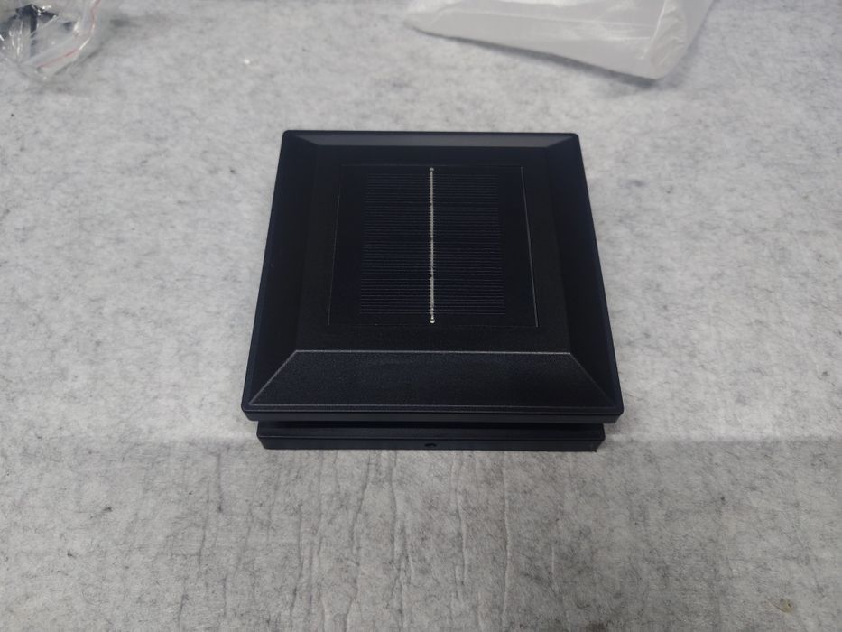 2 lampy solarne BRIMAX na slupki ogrodowe IP65 jak nowe