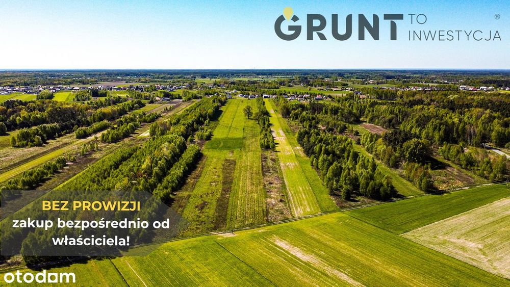 Działki budowlane między lasami