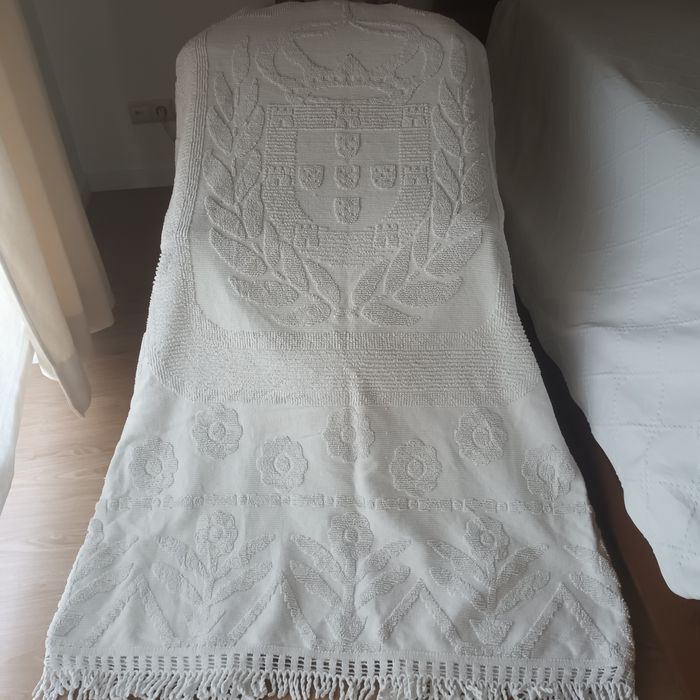 Colcha Coroa de Rei - Branca