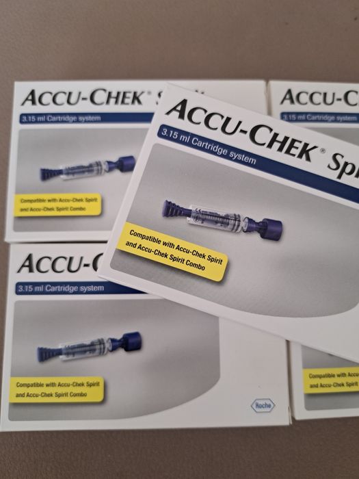Accu Chek Spirit, fiolka, zbiornik na insuline