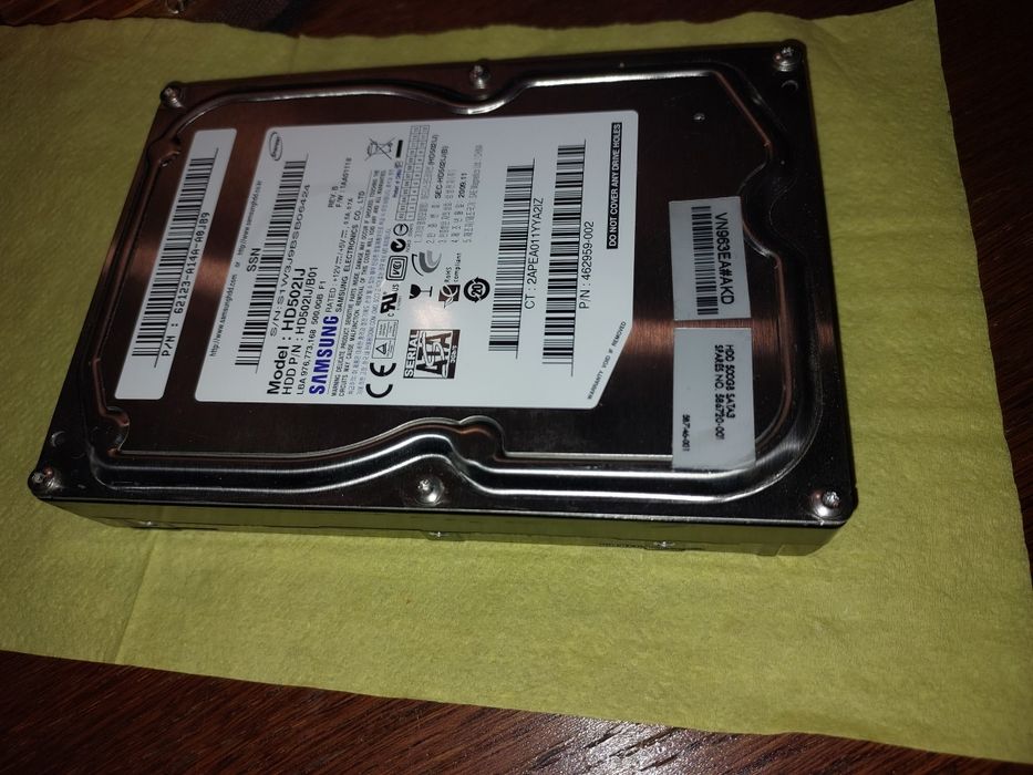 Dysk do PC SATA 3.5 cala HDD 500GB Samsung HD592IJ Dysk Serial ATA 3.5 " 500 giga sprawny