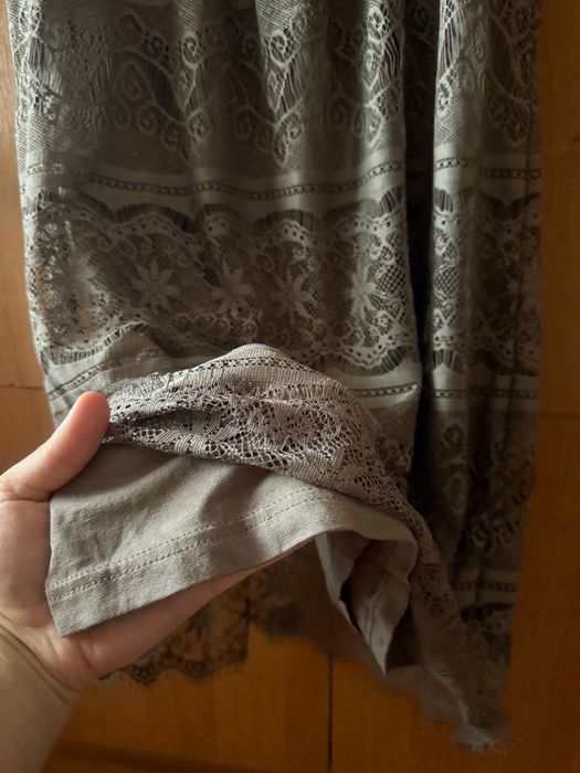 Літнє плаття з сіткою