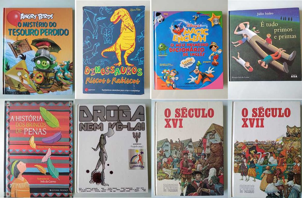 Vários Livros Infantis/Juvenis entre 2.00€ e 4,00€ cada