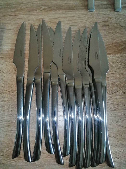 Faqueiro Luminarc aço inox 12 peças de cada