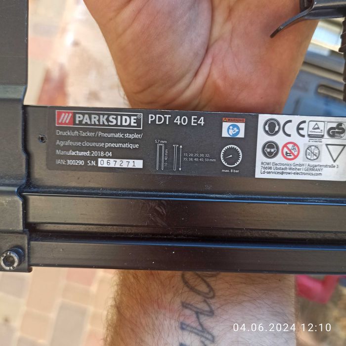Дводискова пила Parkside PDBG 125 A1