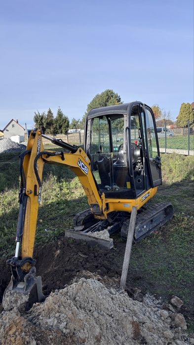 Minikoparka JCB 8018 rok 2015 cena brutto