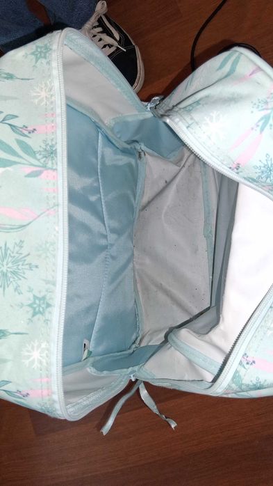 Mochila da elsa com rodinhas