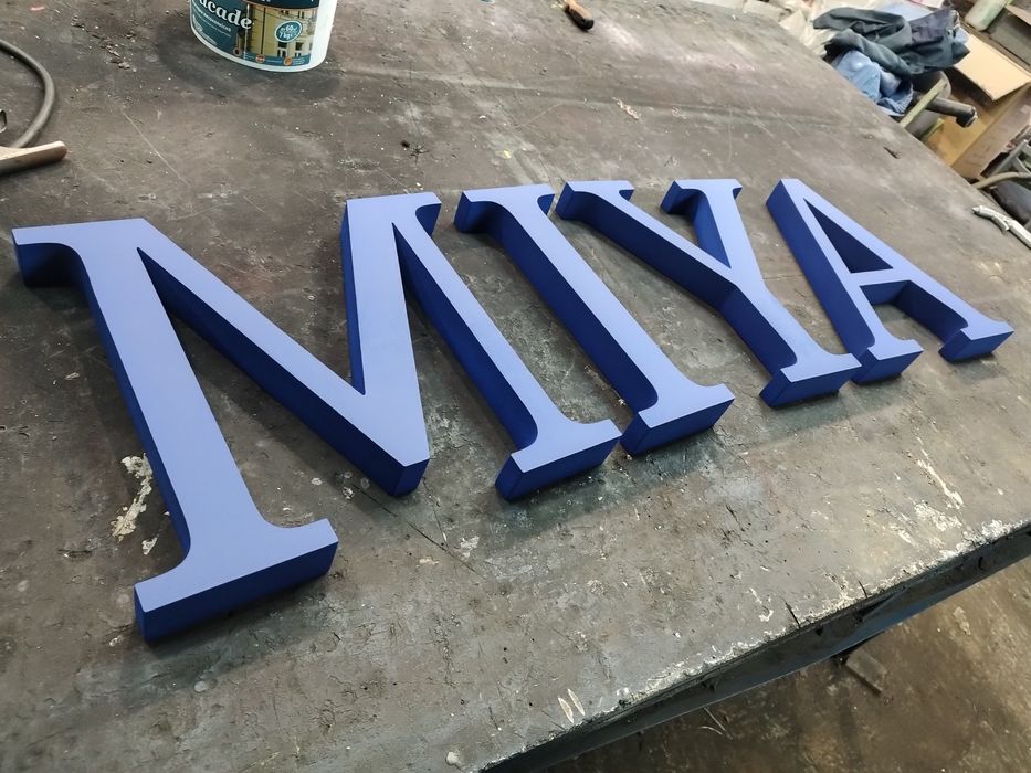 Букви, Логотипи, Вивіски з Пінопласту та Пінополістиролу. ЧПУ порізка