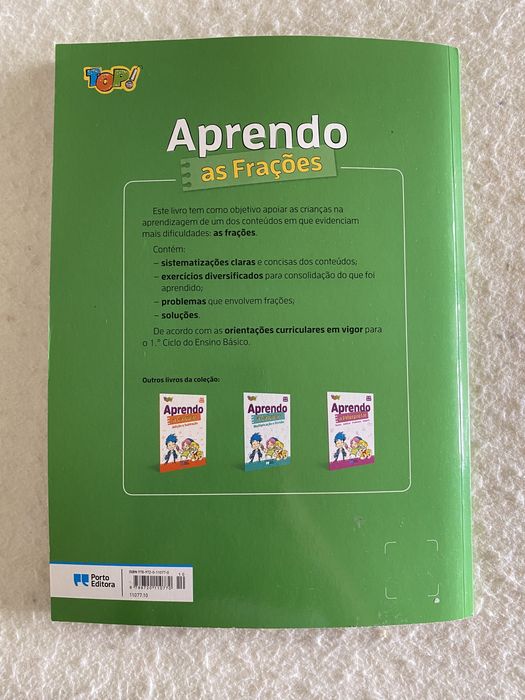 Livro de Matemática de Frações