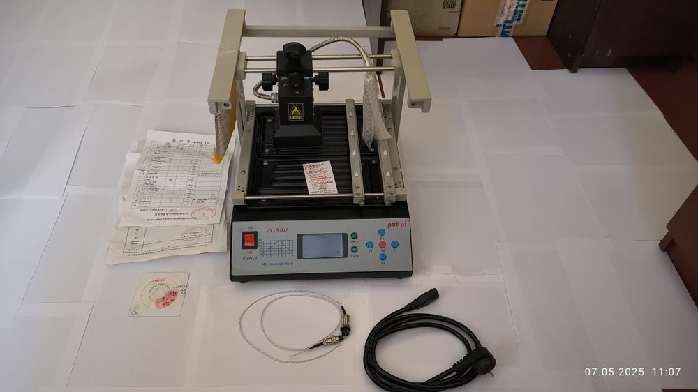 Паяльный комплекс PUHUI R-890 для ремонту ноутбуків, ЭБУ Tesla Асіків