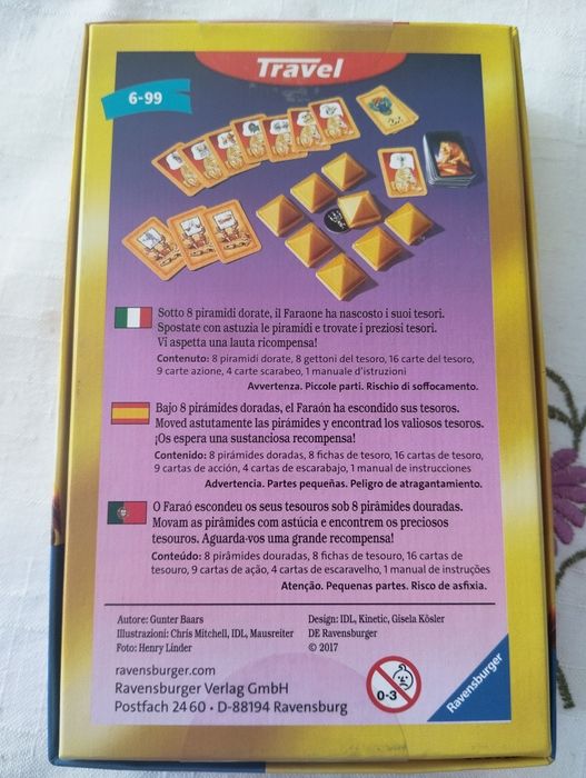 Jogo tabuleiro Faraó  da ravensburger