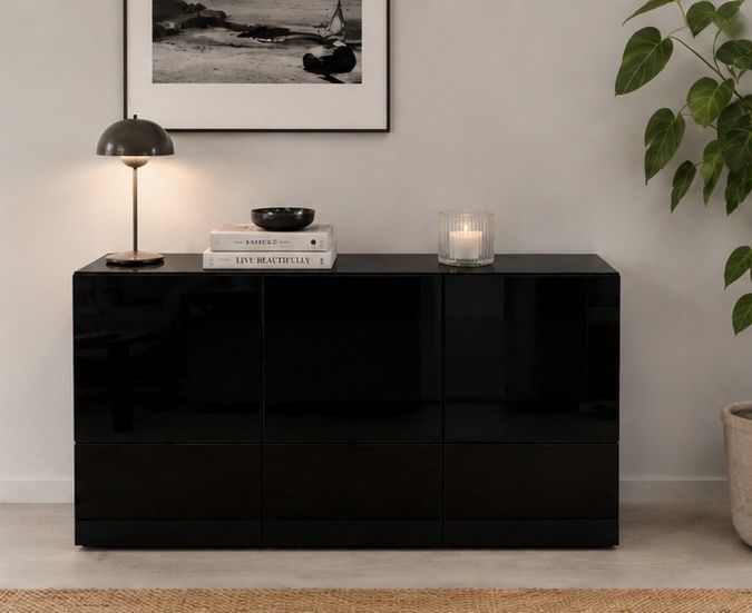 Móvel Preto Ikea