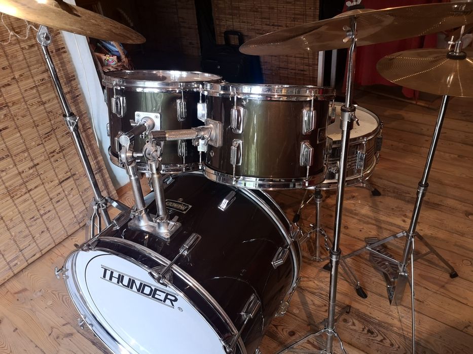 Perkusja jak Pearl, Thunder komplet gotowy do gry   z blachami