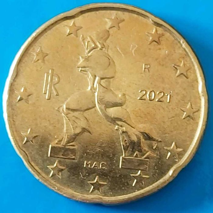 20 Cêntimos de 2021 de Itália