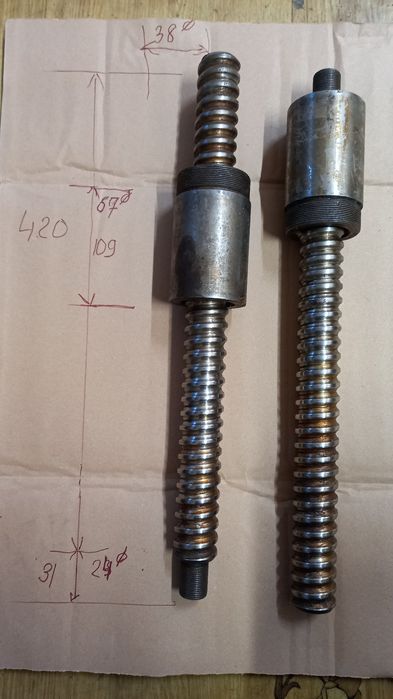 Шарико винтовая пара ШВП