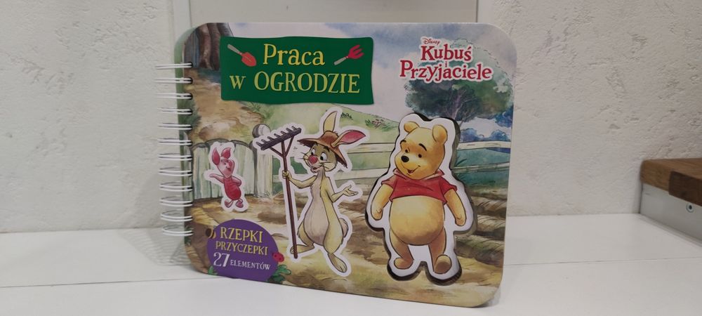Rzepki przyczepki Kubuś i przyjaciele Praca w ogrodzie  Książka dla dzieci  NOWA!