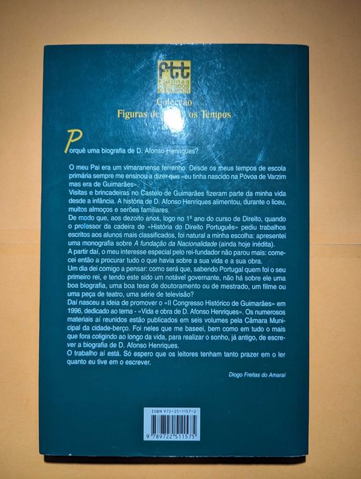 Biografia D. Afonso Henriques - Diogo Freitas do Amaral