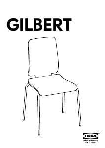 Krzesła IKEA Gilbert sosna - dostawa gratis