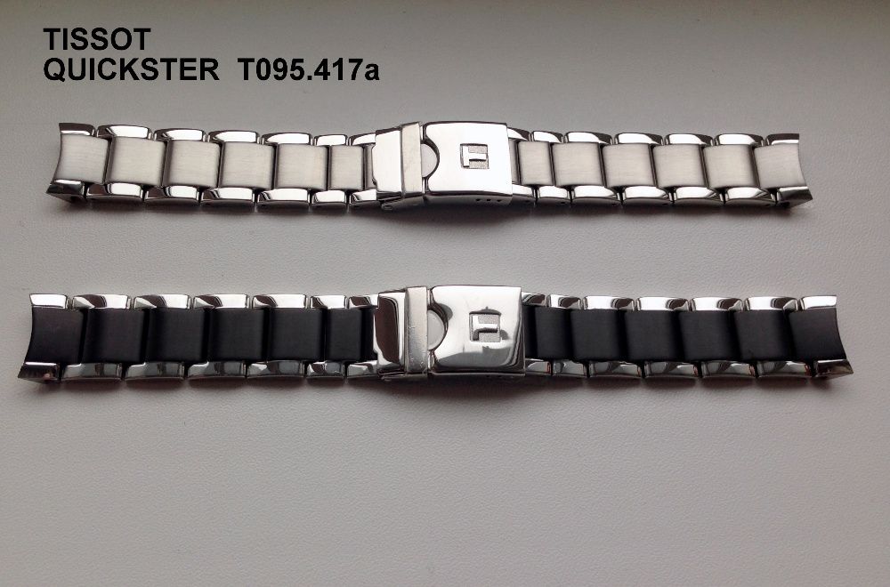 Браслет стальной для часов TISSOT T035.627.407a на 22-23-24 мм ремешок