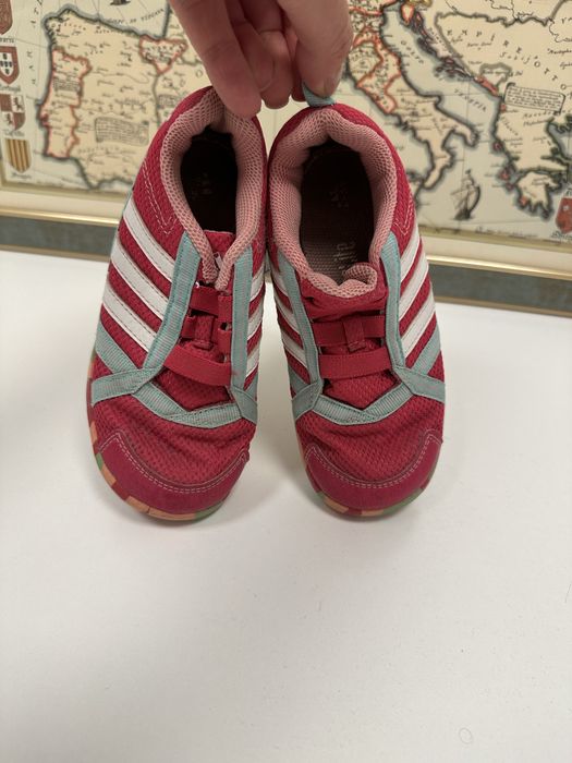 Adidasy, rozm. 27, dla dziewczynki , róż-mięta