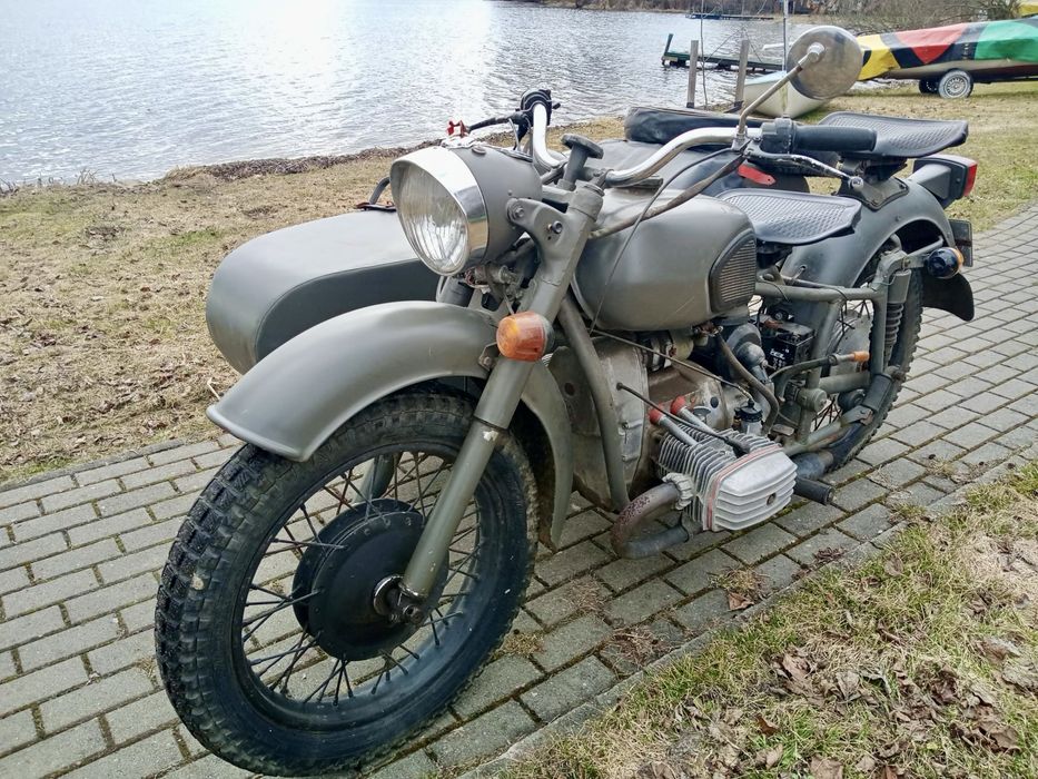 Motocykl KMZ Dniepr My11 z koszem oc pt sprawny