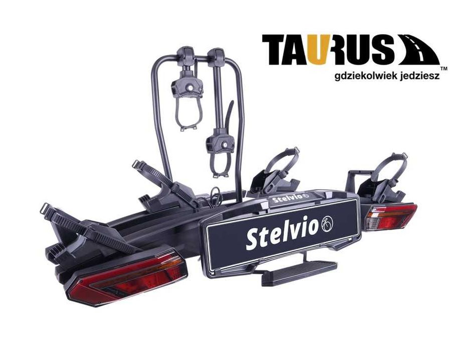 NOWOŚĆ! HIT 2026 Platforma WDG Stelvio 3 - składany bagażnik na hak na 3 rowery LED WYSYŁKA GRATIS