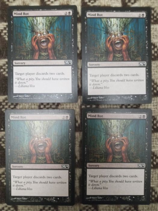 MTG Magic the Gathering Mind Rot x 4