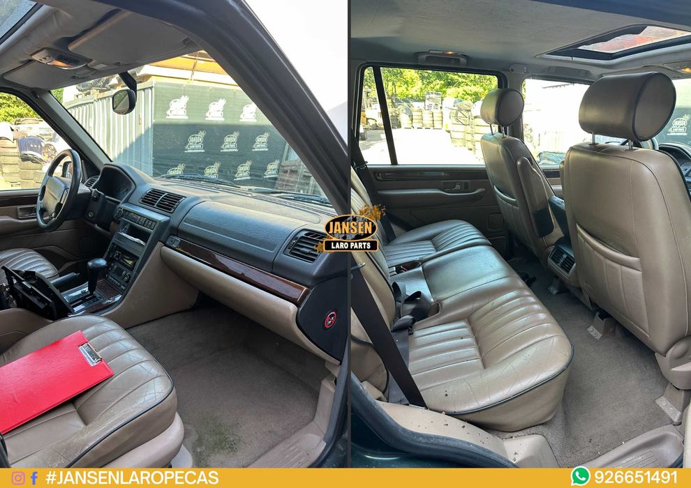 Range Rover p38 1999 Peças usadas 4.0 gancho reboque bancos pele camel