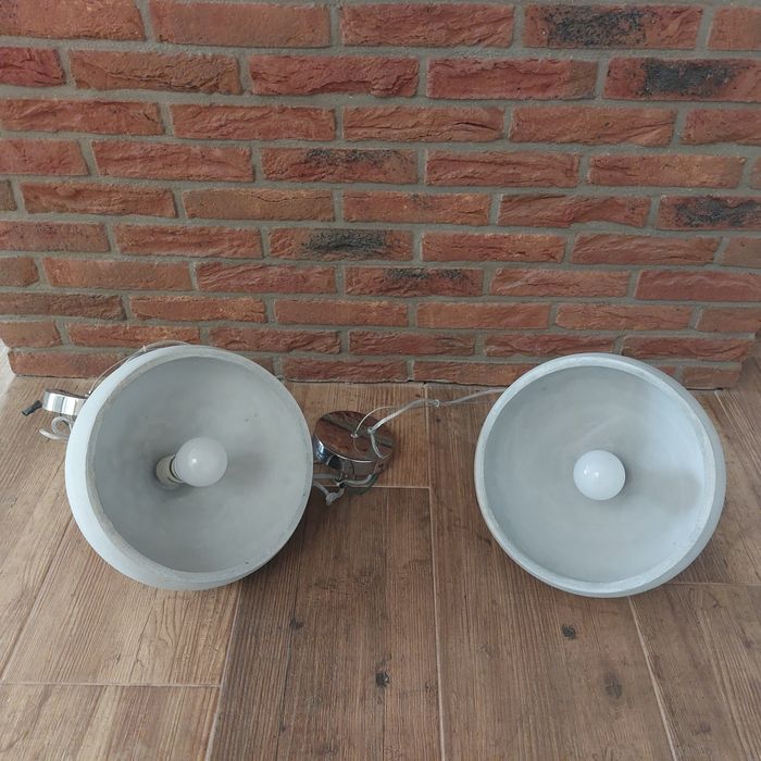 Lampy betonowe jasnoszare Westwing