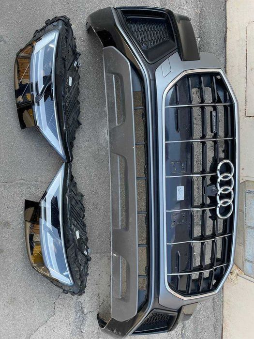 Бампер Audi Q8 Лед Фары Ауди Ку8 Full LED КУ 8 Оптика Фонари