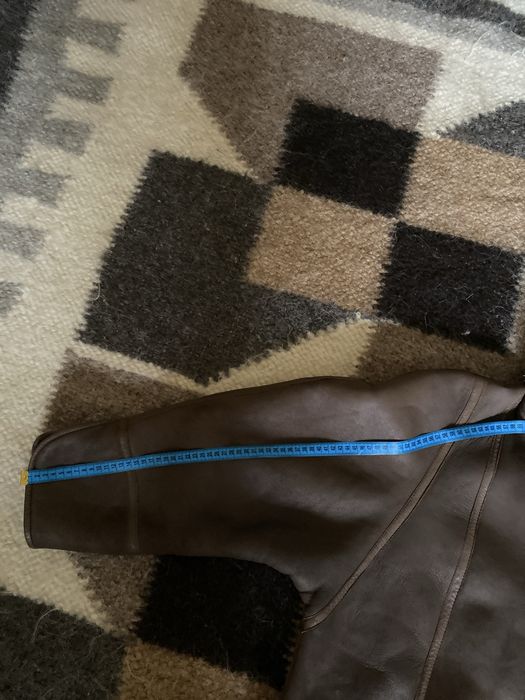 Кожаная женская дубленка