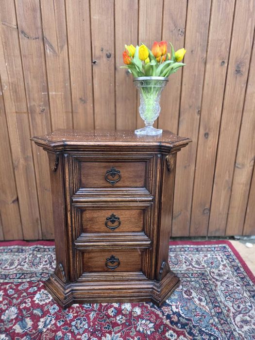 Stylowa drewniana szafeczka/komódka, 3 szuflady #2206 Stylowy Węgrów